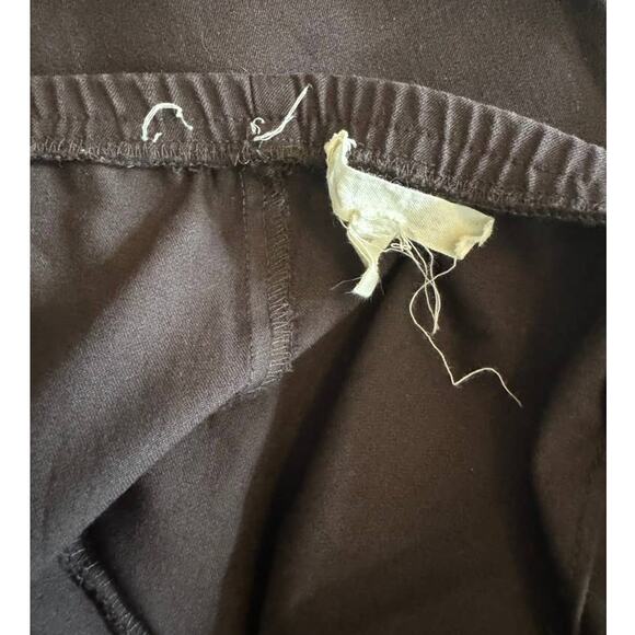 Eileen Fisher Brown Side Zip XL Organic Stretch Cotton Slim Ankle Pant X Large - Picture 5 of 10